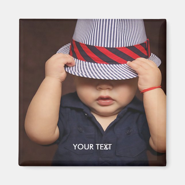 Imã Foto personalizada (Frente)