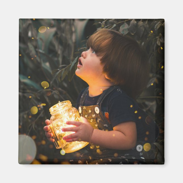 Imã Foto personalizada (Frente)