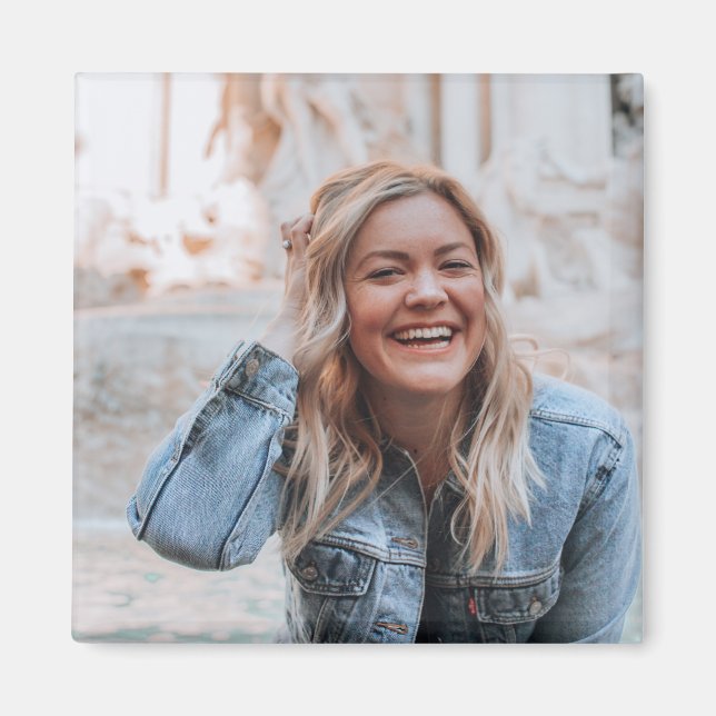 Imã Foto personalizada (Frente)