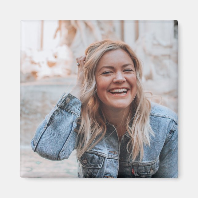 Imã Foto personalizada (Frente)