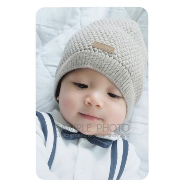 Ímã Foto personalizada (Vertical)