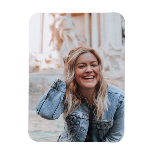 Ímã Foto personalizada (Vertical)