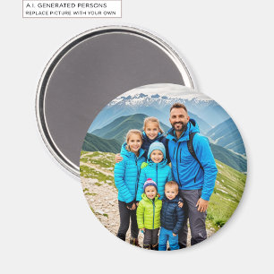 Imã Foto Personalizada 1 Família