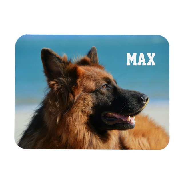 Ímã Foto Personalizada 1 Foto e Nome Membro da Família (Horizontal)