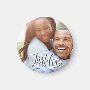 Imã Foto Personalizada Apenas Amor