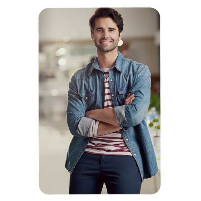 Ímã Foto Personalizada Customizada (Vertical)