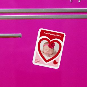 Ímã Foto personalizada da caixa de Dias de os namorado