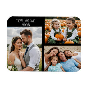 Ímã Foto personalizada da família – Fotos, texto 