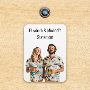 Ímã Foto personalizada da porta do cruzeiro