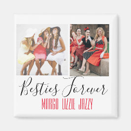 Imã Foto personalizada de amizade divertida