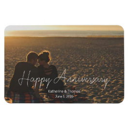 Ímã Foto personalizada de aniversário com texto person