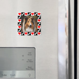 Imã Foto personalizada de cão personalizada Imagem e n