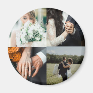 Imã Foto personalizada de casamento