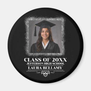 Imã Foto Personalizada de Formatura Graduado 2026 Orgu