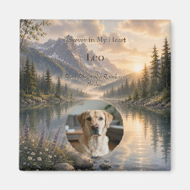 Imã Foto Personalizada de Memorial de Pet na Ponte do