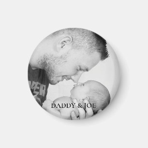 Imã Foto personalizada de pai e filho