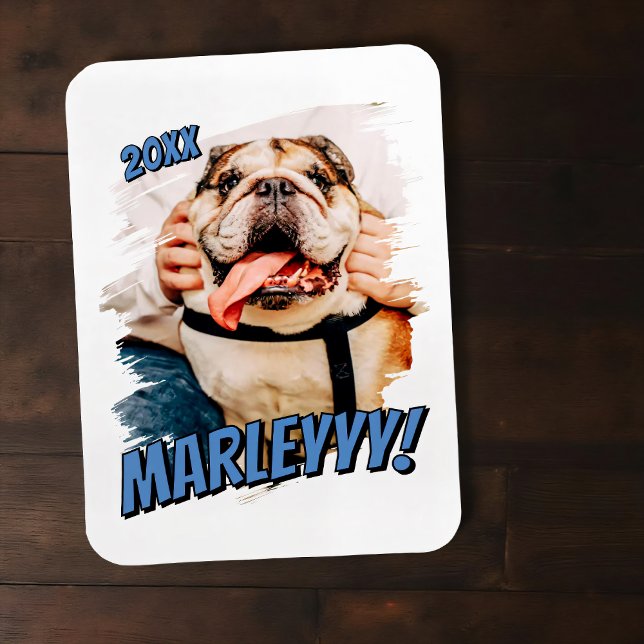 Ímã Foto personalizada de Pet personalizada do Modern  (Criador carregado)