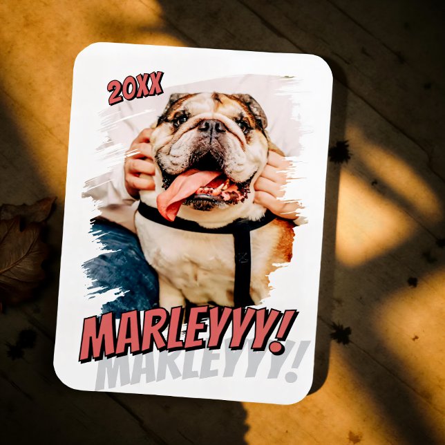 Ímã Foto personalizada de Pet personalizada do Modern  (Criador carregado)
