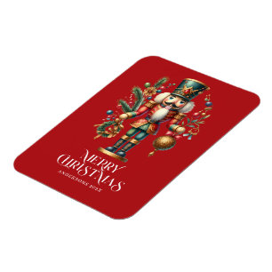 Ímã Foto personalizada do biscoito de Natal Festivo