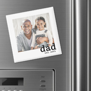 Imã Foto Personalizada do Papai Estabelecido