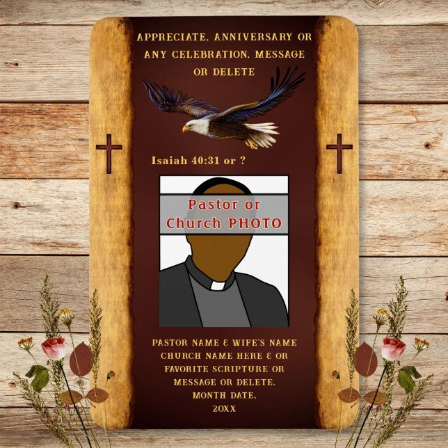 Ímã Foto personalizada, MAGNETS DE IGREJA. Favores Da  (Church Magnets are good as, Magnet Party Favors. These magnets with Photo of Pastor and Wife, Favors)