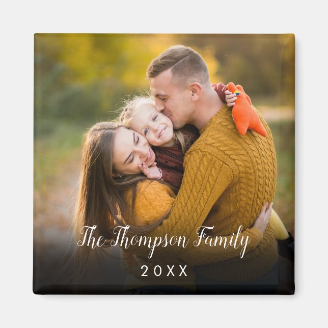 Imã Foto Personalizada Moderna (Frente)