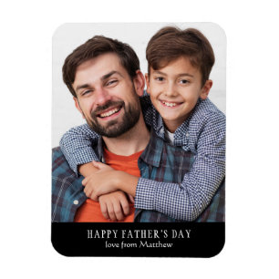 Ímã Foto personalizada moderna do Dia de os pais