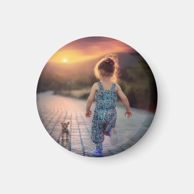 Imã Foto personalizada personalizada (Frente)