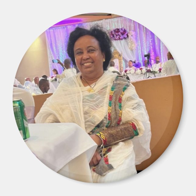 Imã Foto personalizada personalizada (Frente)