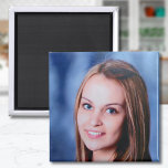 Imã Foto personalizada personalizada<br><div class="desc">Carregue uma foto e crie facilmente seu ímã personalizado de fotos. Você pode TRANSFERIR este DESIGN em outros produtos do Zazzle e ajustá-lo ao ajustado da maioria dos itens do Zazzle. Você também pode clicar no botão PERSONALIZAR para adicionar, excluir ou alterar detalhes como cor de fundo, texto, fonte ou...</div>