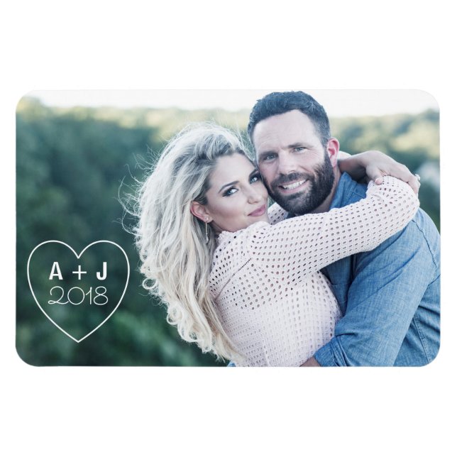 Ímã Foto personalizada personalizada (Horizontal)