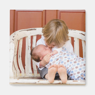 Imã Foto Personalizada Personalizada em Dois Lados