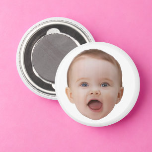 Imã Foto personalizada, rosto de foto personalizado