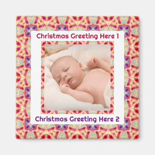 Imã Foto personalizada saudando o primeiro Natal feliz