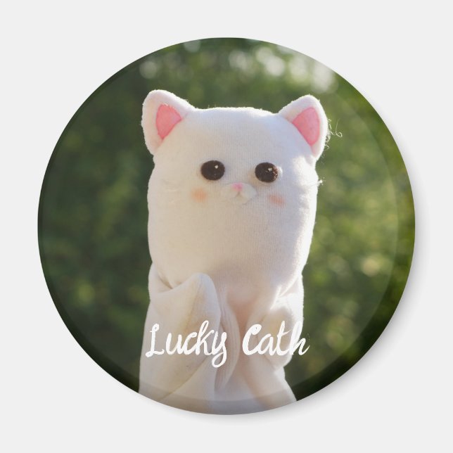 Imã Foto Personalizada Simples e Moderna Elegante (Frente)