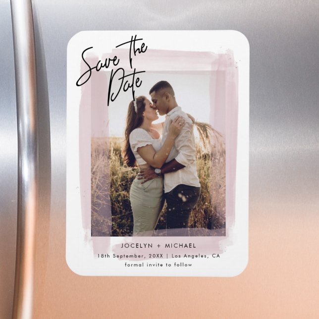 Ímã Foto rustica para salvar o casamento de data (Criador carregado)