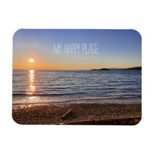 Ímã Foto Scenic Beach Sunset