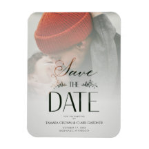 Foto-Script de Casamento de Transparência Moderna 