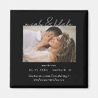 Foto simples e elegante Casamento preto Salve a da