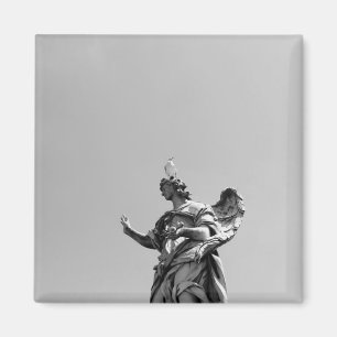 Imã Foto simples e moderna de gaivota em cima da está