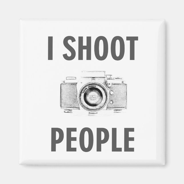 Imã fotografar fotógrafo de fotografia de texto engraç (Frente)