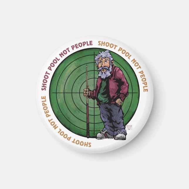 Imã Fotografar Piscina não Pessoas (Frente)