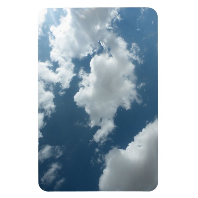 Ímã Fotografia Abstrata de Céu Nublado (Vertical)