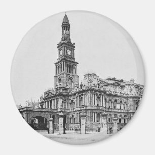 Imã Fotografia c1898 da câmara municipal de Sydney do