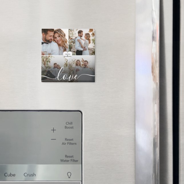 Imã Fotografia da Collagem de Amor design (In Situ (Fridge))