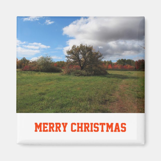 Imã Fotografia da paisagem pacífica do país Natal (Frente)