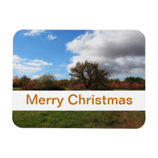 Ímã Fotografia da paisagem pacífica do país Natal
