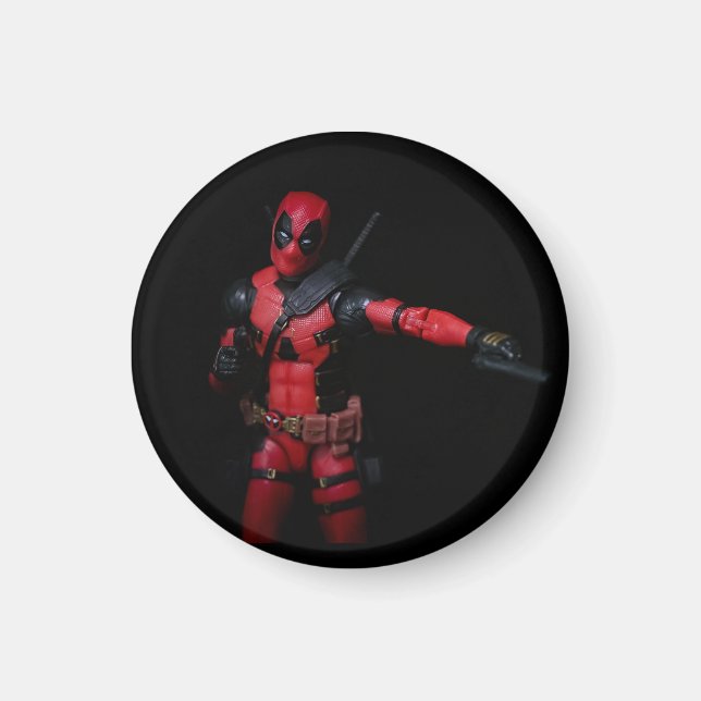 Imã Fotografia de banda desenhada divertida projetada (Frente)