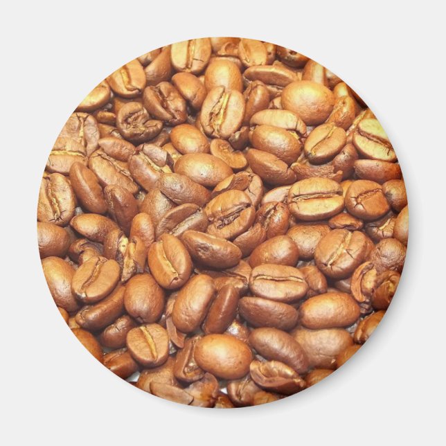 Imã Fotografia de Grãos de Café (Frente)