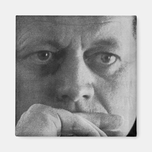 Imã Fotografia de John F. Kennedy (Frente)